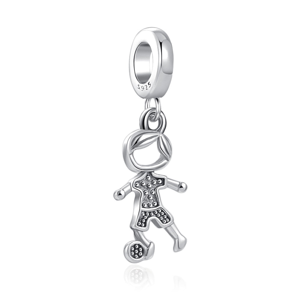 Pendente em Prata - Charm My Life Menino