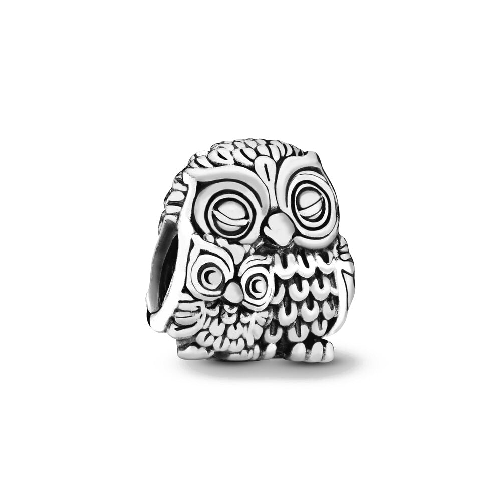 Charm 925 Sterling Silver - Owl