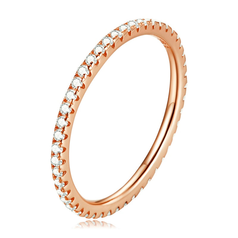 14k rose gold plated trend ring with radiant finish, perfect for everyday wear and special occasions, elegant and versatile jewelry piece.