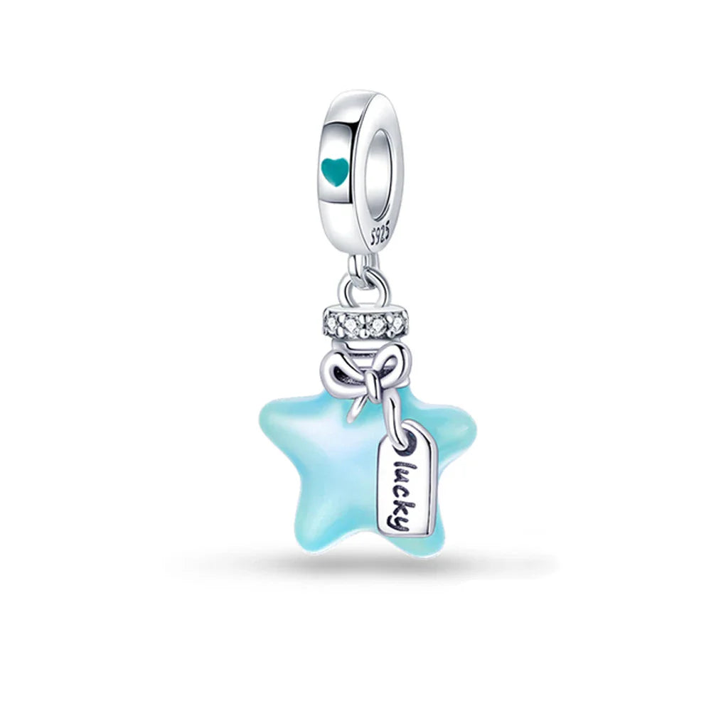 Glow In The Dark Lucky Star Charm