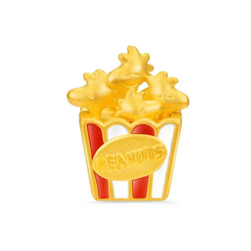 925 Sterling Silver Popcorn Charm