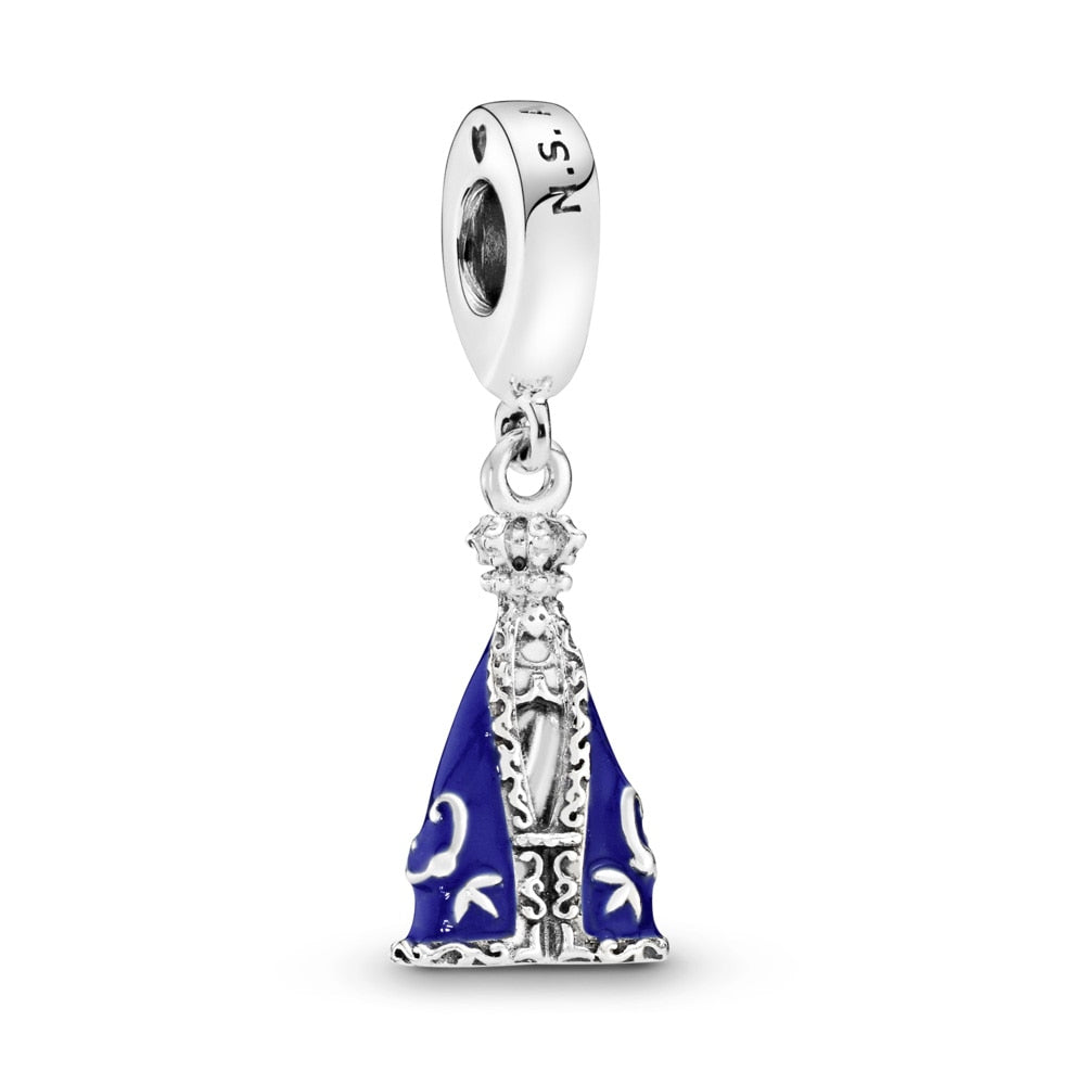Charm 925 Sterling Silver - Blessed