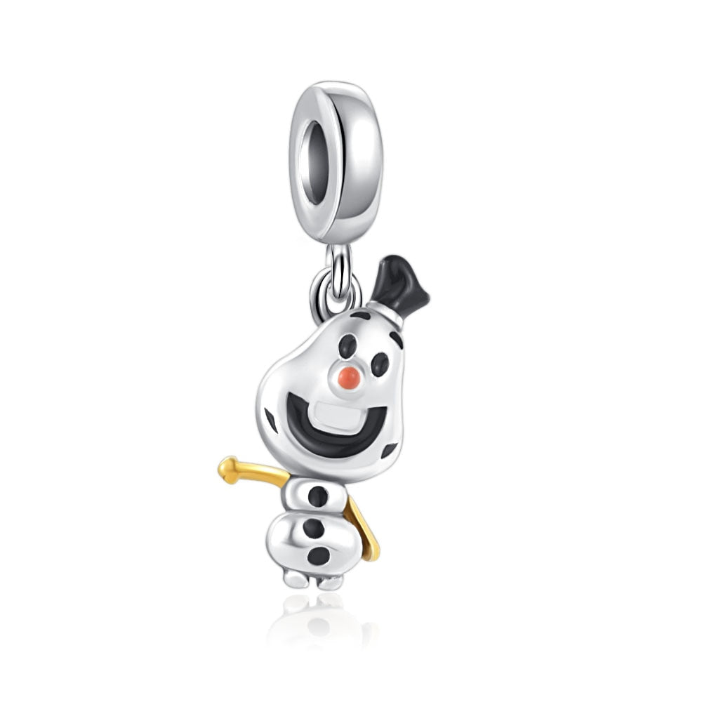 Charm 925 Sterling Silver - Snowman