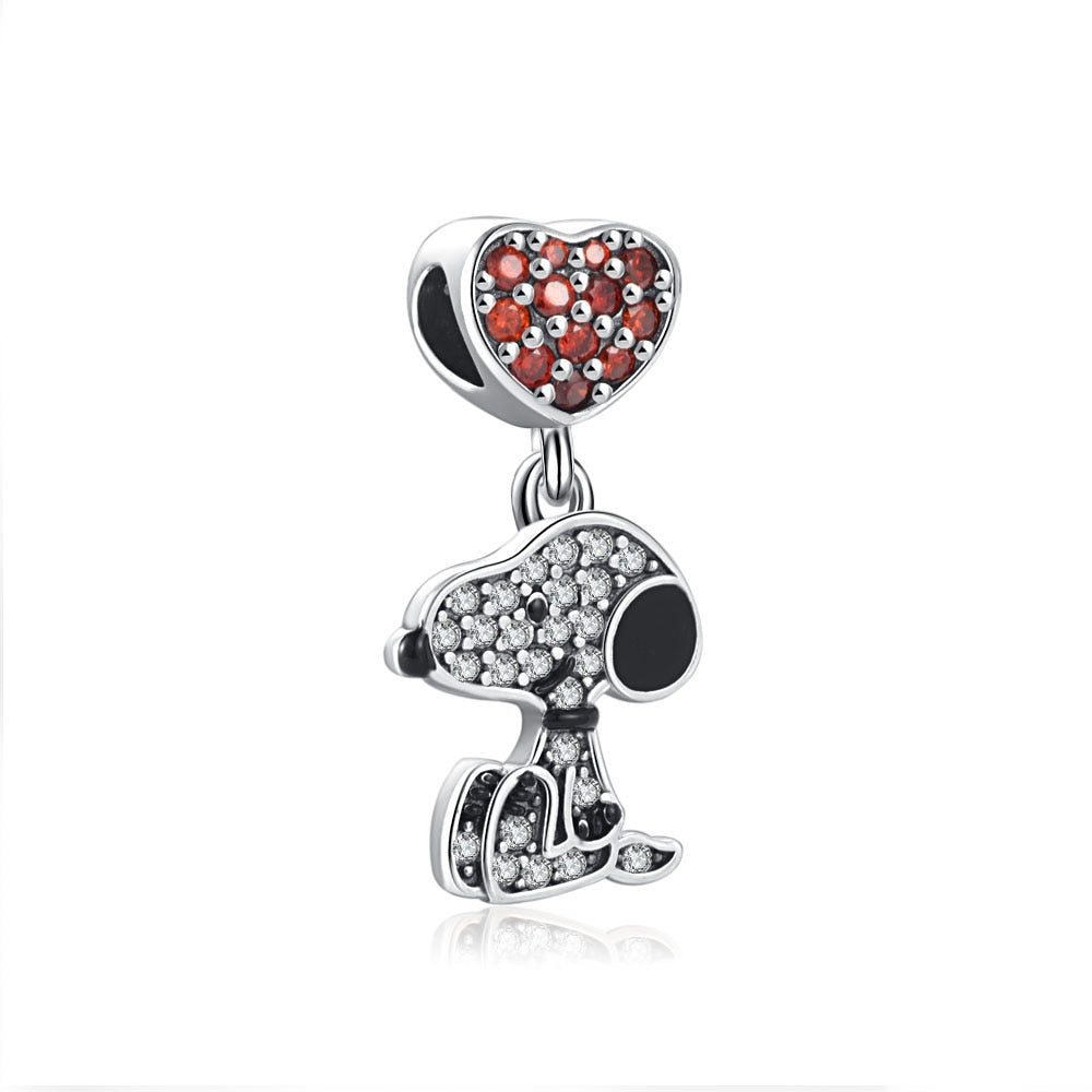 Charm 925 Sterling Silver - Snoopy