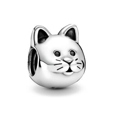 Charm 925 Sterling Silver - Cat