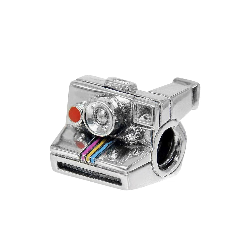 Charm 925 Sterling Silver - Polaroid Camera