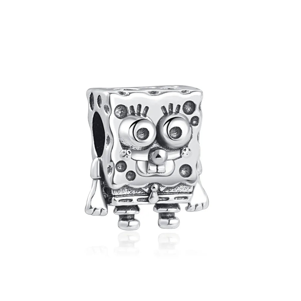 925 Sterling Silver SquarePants Charm