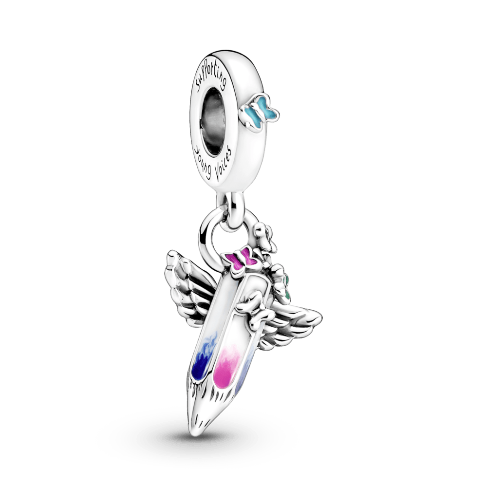925 Sterling Silver Future Dreams Crayon Charm