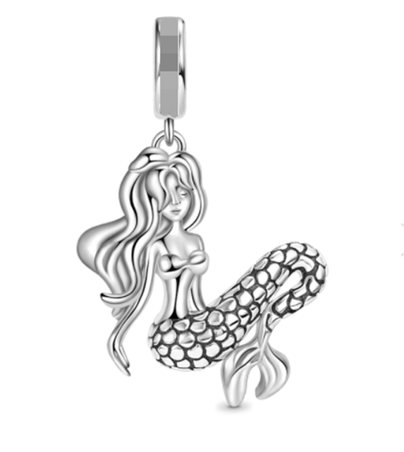 Charm 925 Sterling Silver - Mermaid