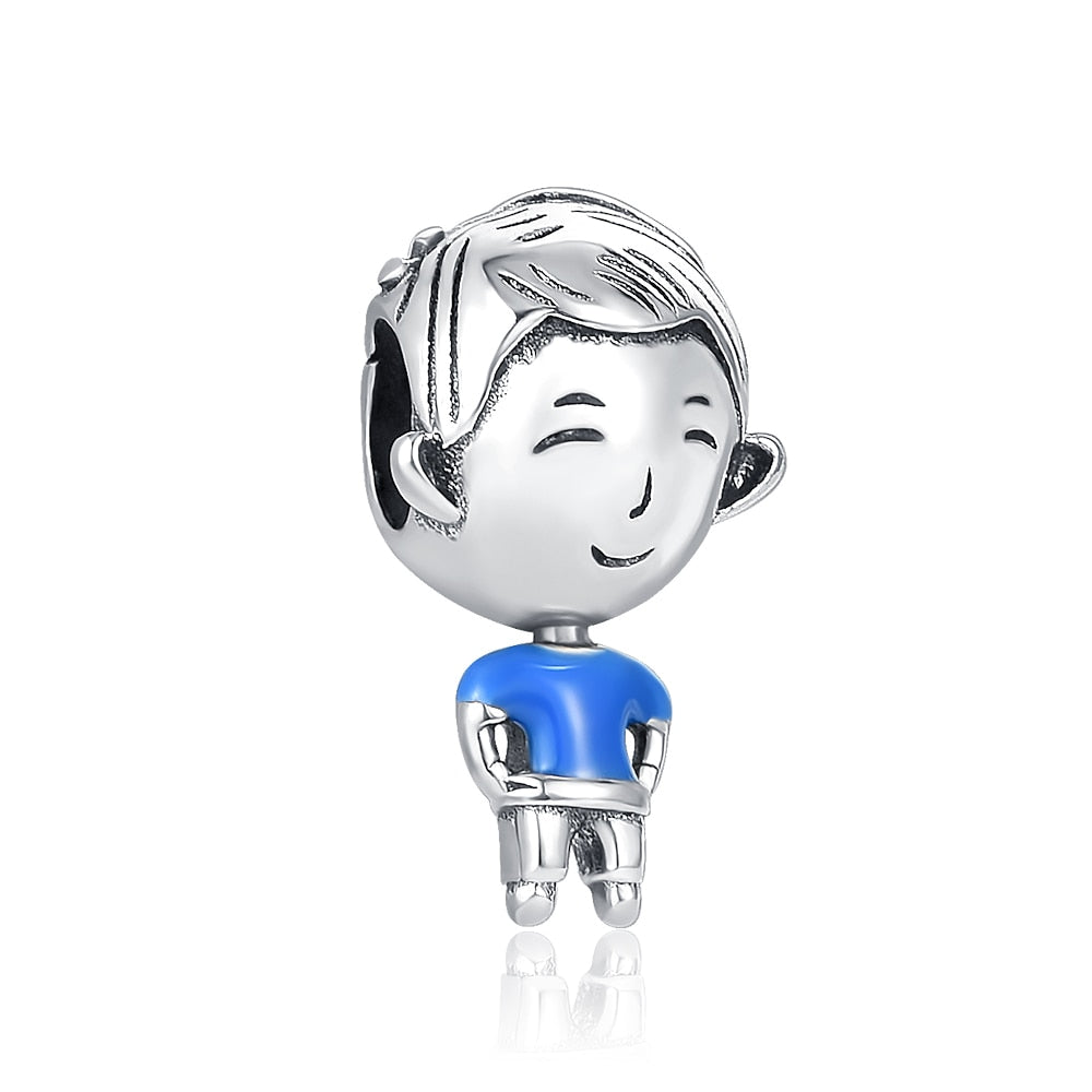 Charm 925 Sterling Silver - Boy