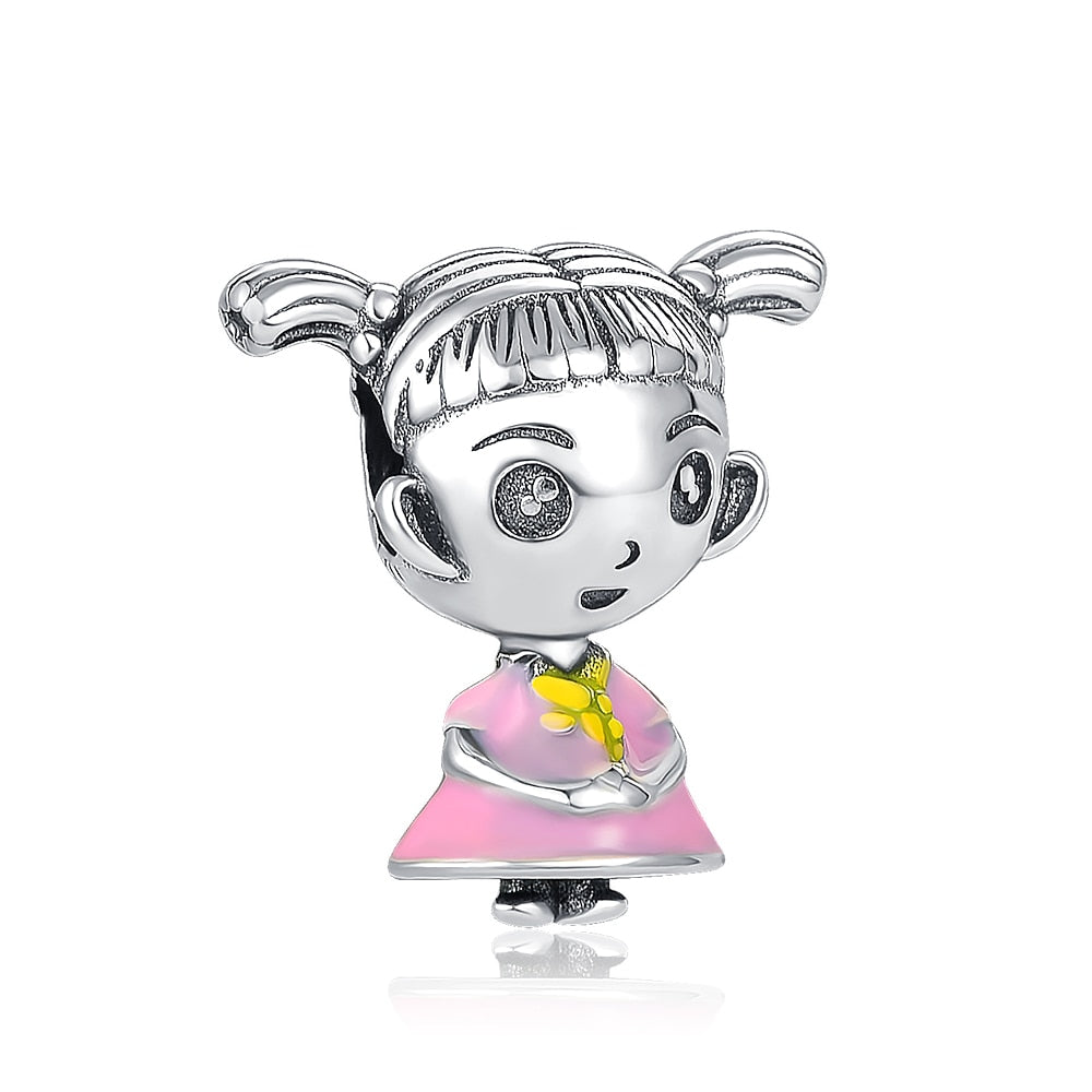 Charm 925 Sterling Silver - Girl