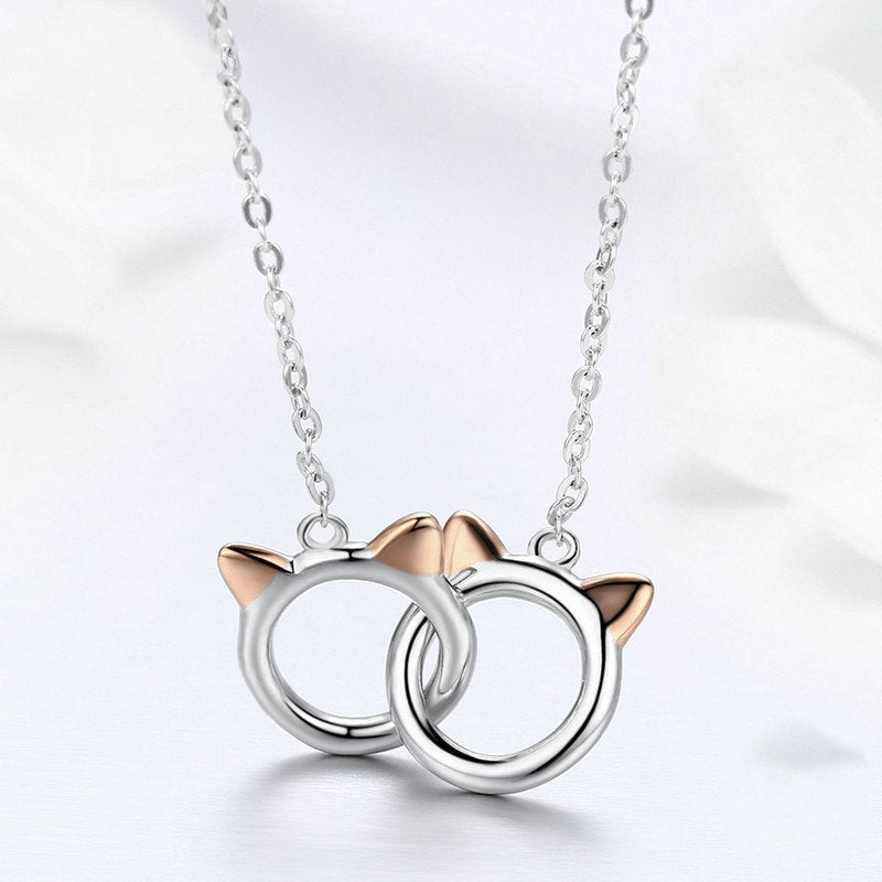 Colar My Cat em Prata 925