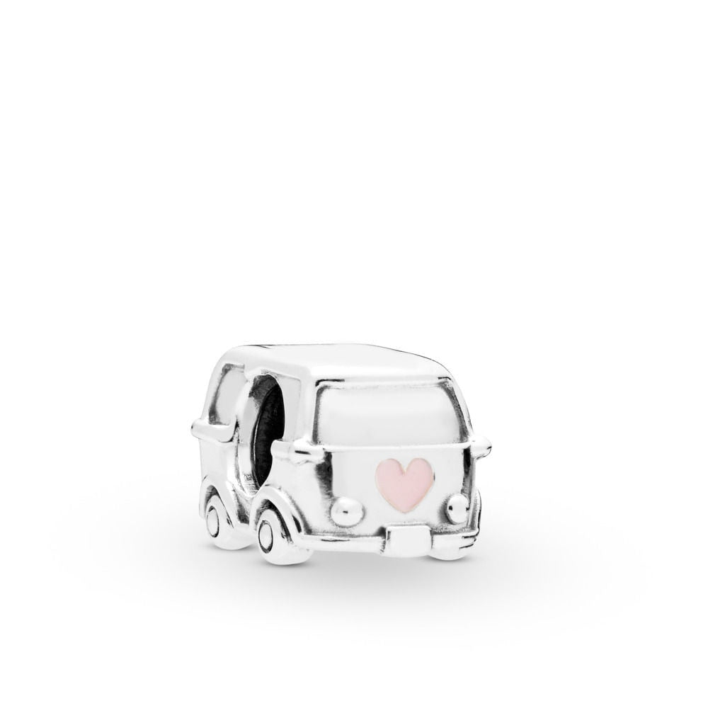 Charm 925 Sterling Silber - Kombi Van 