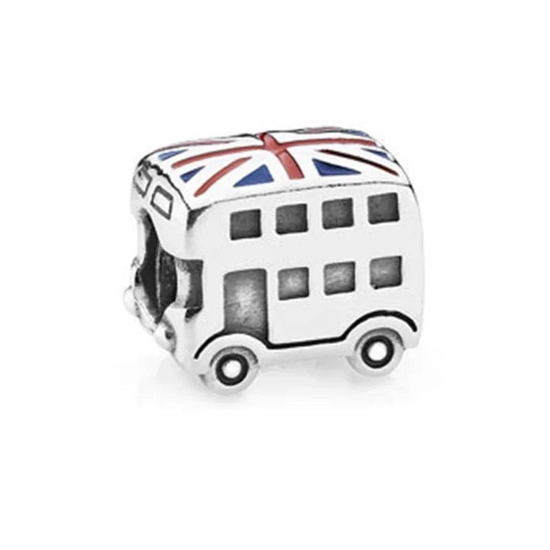 Charm 925 Sterling Silber - London 